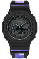 Zegarki męskie - Zegarek męski G-SHOCK GA-2100-1A1JW01 czarny sportowy wodoszczelne - miniaturka - grafika 1