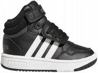 Buty dla dziewczynek - BUTY dziecięce ADIDAS HOOPS MID GW0408 wysokie 24 - miniaturka - grafika 1