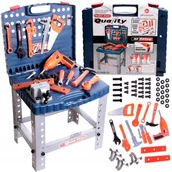 Mały majsterkowicz - STÓŁ WARSZTATOWY DLA DZIECI SKRZYNKA NA NARZĘDZIA - miniaturka - grafika 1