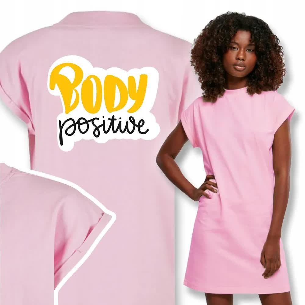 Ładna Wygodna Koszula Nocna BODY POSITIVE Wzory L