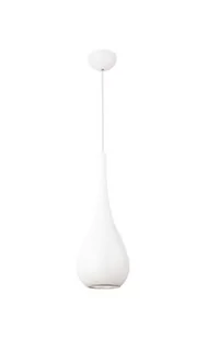 Maxlight LAMPA wisząca DROP P0235 metalowa OPRAWA zwis kropla łezka biała - Lampy sufitowe - miniaturka - grafika 1