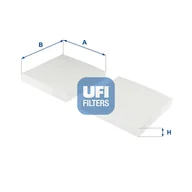 Filtry kabinowe - Filtr, wentylacja przestrzeni pasażerskiej UFI Filtry 53.251.00 - miniaturka - grafika 1