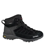 Buty trekkingowe męskie - Buty trekkingowe męskie Alpinus Brasil Plus M czarny - 47 - miniaturka - grafika 1