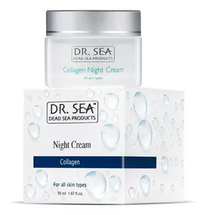 Dr. Sea, krem do twarzy na noc z kolagenem, 50 ml - Kremy do twarzy - miniaturka - grafika 1