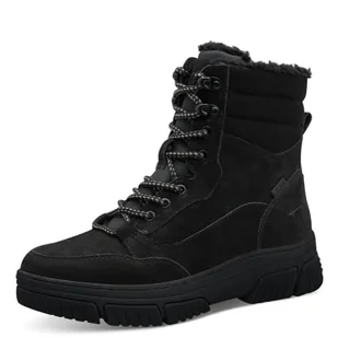 TAMARIS Damskie Comfort WL Lace Boot Duo-tex śniegowce, czarne, rozmiar 37 EU, czarny, 37 EU - Śniegowce damskie - miniaturka - grafika 1