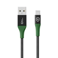 Kable USB - Microconnect MC-SMART USB A-L-2 kabel Lightning 2 m Czarny, Zielony - miniaturka - grafika 1