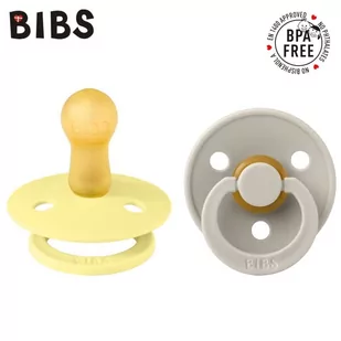 Bibs Colour 2-Pack Sunshine & Sand M Smoczek Uspokajający Kauczuk Hevea - Smoczki uspokajające - miniaturka - grafika 1