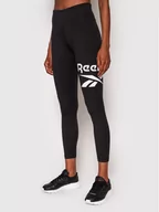 Spodnie damskie - Reebok Legginsy Identity Logo GL2547 Czarny Slim Fit - miniaturka - grafika 1