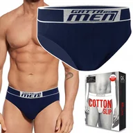 Majtki męskie - Slipy Męskie Sportowe Bawełniane Wygodne Majtki GATTA COTTON - XXL - miniaturka - grafika 1