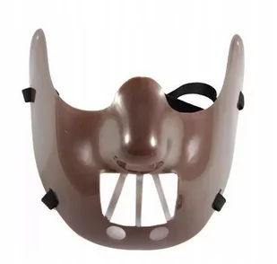 Maska Hannibal Lecter Milczenie Owiec Halloween - Dodatki do strojów karnawałowych - miniaturka - grafika 1