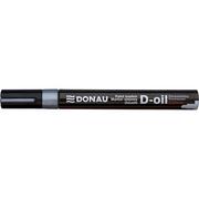Markery permanentne - Donau Marker D-oil olejowy 2,8mm gruby - srebrny - miniaturka - grafika 1