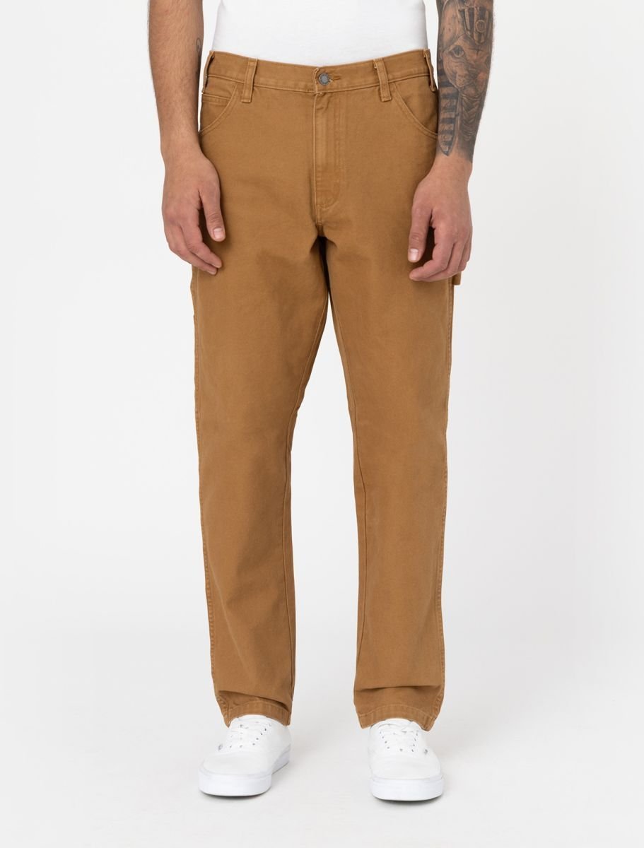 spodnie mężczyzna dickies duck carpenter dk0a4xif brown0db1 dark brown