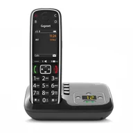 Telefony stacjonarne - Gigaset E720A Telefon analogowy/DECT Nazwa i identyfikacja dzwoniącego Czarny - miniaturka - grafika 1