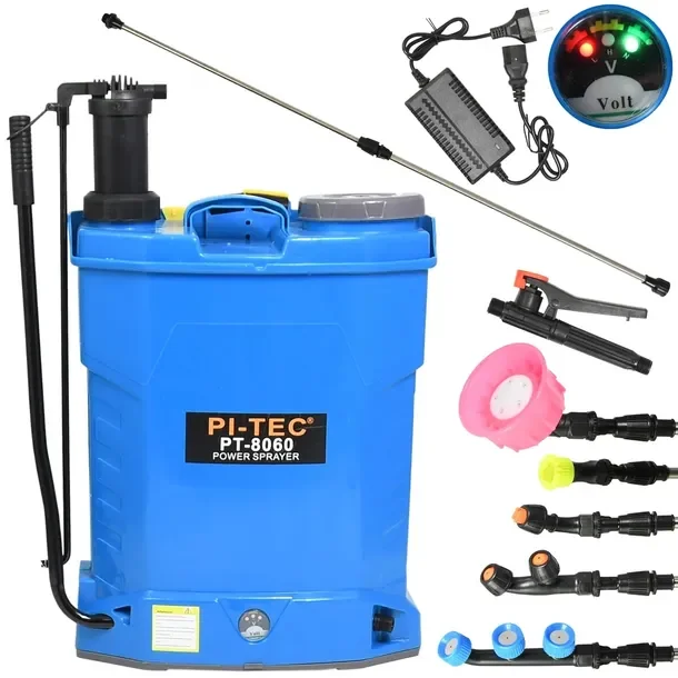Opryskiwacz Akumulatorywy Plecakowy Elektryczny 20l + Ręczny 2w1 5 Dysz