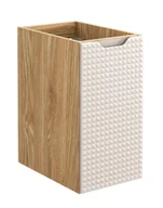 Szafki łazienkowe - Beżowa nowoczesna szafka łazienkowa 3d K9-F12 - miniaturka - grafika 1