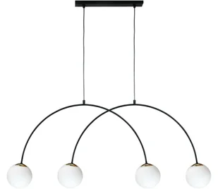 Zuma Line 1220 - Żyrandol na lince BOW 4xE14/10W/230V czarny - Lampy sufitowe - miniaturka - grafika 1