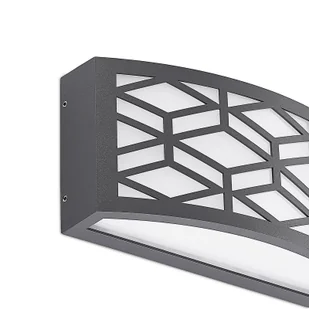 Lindby Jakari kinkiet zewnętrzny kątowy sześciokąt - Lampy ogrodowe - miniaturka - grafika 5