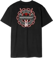 Koszulki męskie - t-shirt INDEPENDENT ANYTIME ANYWHERE CHAIN TEE Black - miniaturka - grafika 1