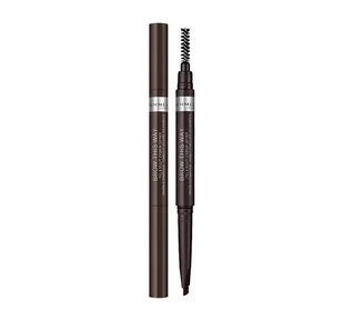 Rimmel BROW THIS WAY - Automatyczna kredka do brwi ze szczoteczką - 003 - DARK BROWN RIMBWKBSZ-ZESZ-02 - Cienie do powiek - miniaturka - grafika 2