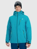 Kurtki męskie - 4F Kurtka narciarska membrana 10000 męska - niebieska XXL - miniaturka - grafika 1