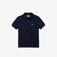 Koszulki dla chłopców - Lacoste dziecięca koszulka polo z drobnej piki Regular Fit - miniaturka - grafika 1