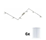 Lampy sufitowe - Eglo - LED Oświetlenie punktowe MY CHOICE 6xE14/4W/230V chrom/białe - miniaturka - grafika 1