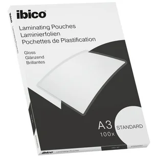 ibico Ibico foliami do laminowania do prezentacji, 100 sztuk, błyszczący, przezroczysty 5101214 - Folie do laminatora - miniaturka - grafika 1