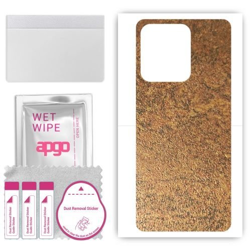 folia naklejka skórka strukturalna na TYŁ do Motorola Edge 2023 - Zardzewiała Miedź - apgo SKINS