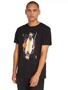 Koszulki męskie - Mister Tee T-Shirt męski King James La czarny czarny XX-L MT842 - grafika 1