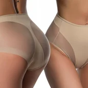 Majtki damskie - Majtki WYSZCZUPLAJĄCE korygujące SIATECZKA modelujące - miniaturka - grafika 1