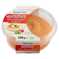 Mieszanki warzywne, sałatki - Taverna Dried Tomato & Basil Hummus 200 g - miniaturka - grafika 1