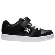 Buty dla dziewczynek - Buty dziecięce DC Shoes Manteca 4 V skórzane trampki czarne na rzep-33 - miniaturka - grafika 1