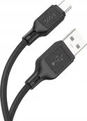 Kable USB - Kabel USB Hoco HOCO kabel USB A do Micro USB 2,4A X90 1 m czarny - miniaturka - grafika 1