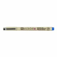 Dekoratorstwo - Cienkopis Sakura Pigma Micron 02 Blue - miniaturka - grafika 1