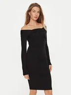 Sukienki - Guess Sukienka koktajlowa Milana W4BK26 Z2V42 Czarny Slim Fit - miniaturka - grafika 1