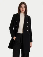 Płaszcze damskie - Morgan Płaszcz wełniany 252-GATIM.F Czarny Regular Fit - miniaturka - grafika 1