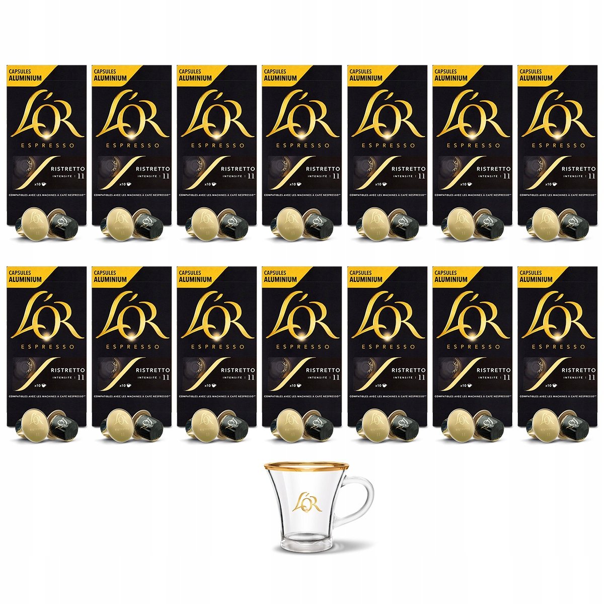 Kapsułki L'or Ristretto do Nespresso(r)* 12+2 op. filiżanka