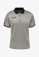Koszulki męskie - Koszulka polo Hummel Authentic Functional r.M kolor szary - miniaturka - grafika 1