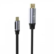 Kable - Inca ITCD-02TX kabel HDMI 2 m HDMI Typu A (Standard) USB Type-C Czarny - miniaturka - grafika 1