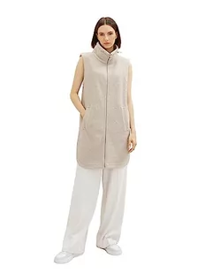 TOM TAILOR Bluza damska, 32398 - Clouds Grey Melange, XXL - Bluzy damskie - miniaturka - grafika 1