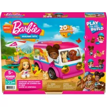 Mattel Mega Bloks Barbie Wymarzony kamper GWR35 457959 - Klocki - miniaturka - grafika 2