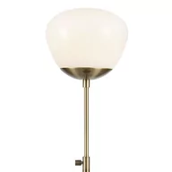 Lampy stojące - Biurkowa lampa Rise 108546 Markslojd antyczna regulowana biała złota - miniaturka - grafika 1