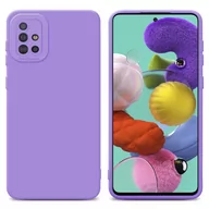 Etui i futerały do telefonów - Pokrowiec Etui Do Samsung Galaxy A51 4G / M40s w FLUID JASNY FIOLET TPU Silikonowe Obudowa Ochronny Case Cover Cadorabo - miniaturka - grafika 1