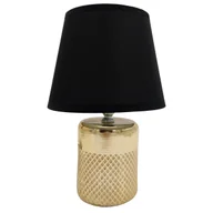 Lampy stojące - Lampa nocna nowoczesna złota stołowa glamour 27 cm - miniaturka - grafika 1