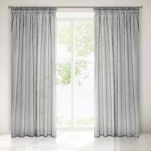 Eurofirany Firana Bonita srebrna 140 cm x 270 cm - Firany - miniaturka - grafika 1