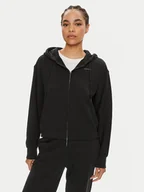 Bluzy damskie - Calvin Klein Bluza Nano Logo K20K207210 Czarny Relaxed Fit - miniaturka - grafika 1