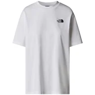 Koszulki sportowe damskie - Koszulka damska The North Face S/S Essential Oversize Tee Rozmiar: L / Kolor: biały - miniaturka - grafika 1