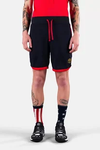 Spodenki Męskie Hydrogen Tech Shorts Blue Navy/Red - Spodenki męskie - miniaturka - grafika 1