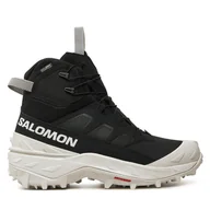 Buty trekkingowe męskie - Trekkingi Salomon Crosstrak Powder Waterproof L47569700 Czarny - miniaturka - grafika 1
