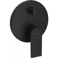 Baterie podtynkowe - HANSGROHE 72469670 Rebris E Jednouchwytowa bateria wannowa z systemem zabezpieczaj?cym zgodnym z EN1717, monta? podtynkowy do iBox universal Czarny Matowy - miniaturka - grafika 1